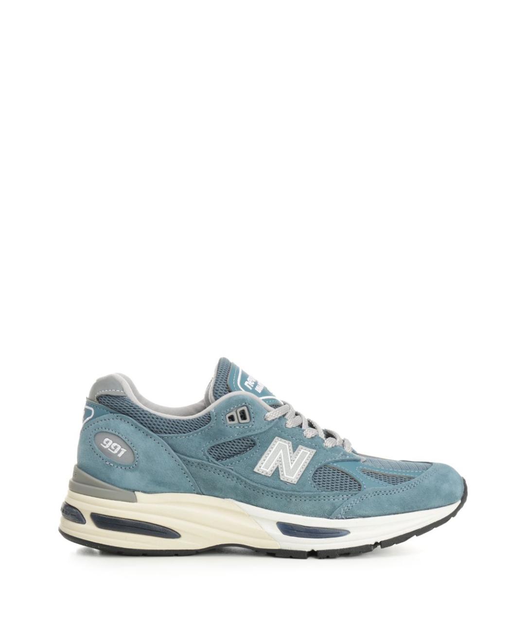 NEW BALANCE Голубые замшевые кроссовки, фото 1