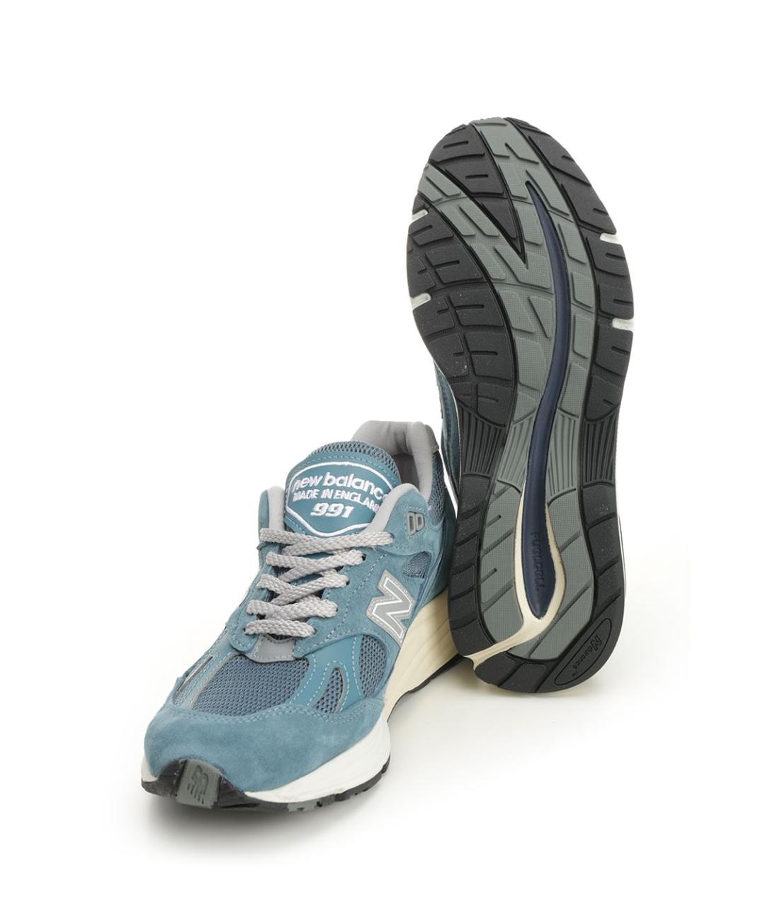 NEW BALANCE Голубые замшевые кроссовки, фото 5