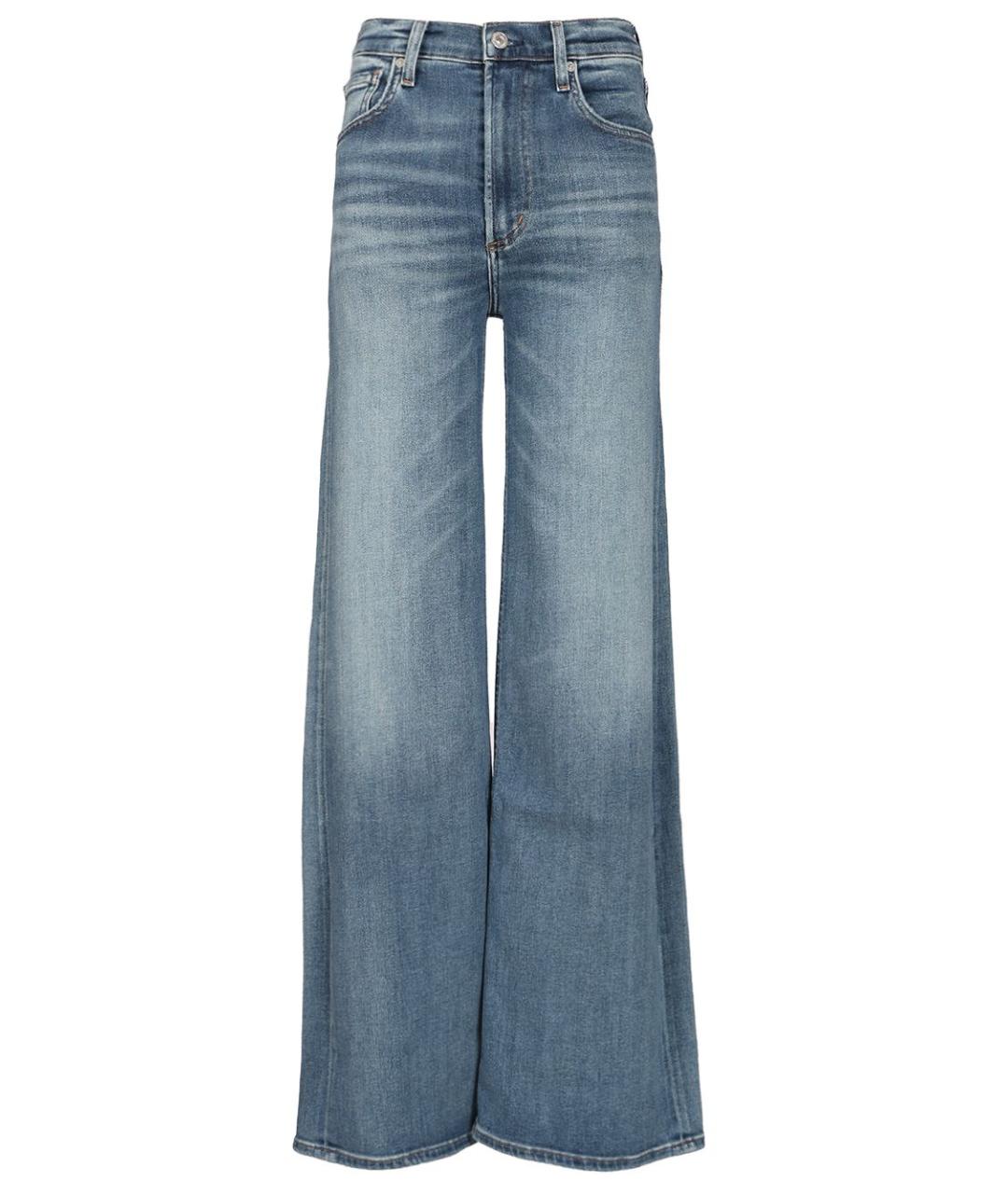 Citizien Of Humanity Синие хлопковые прямые джинсы, фото 1