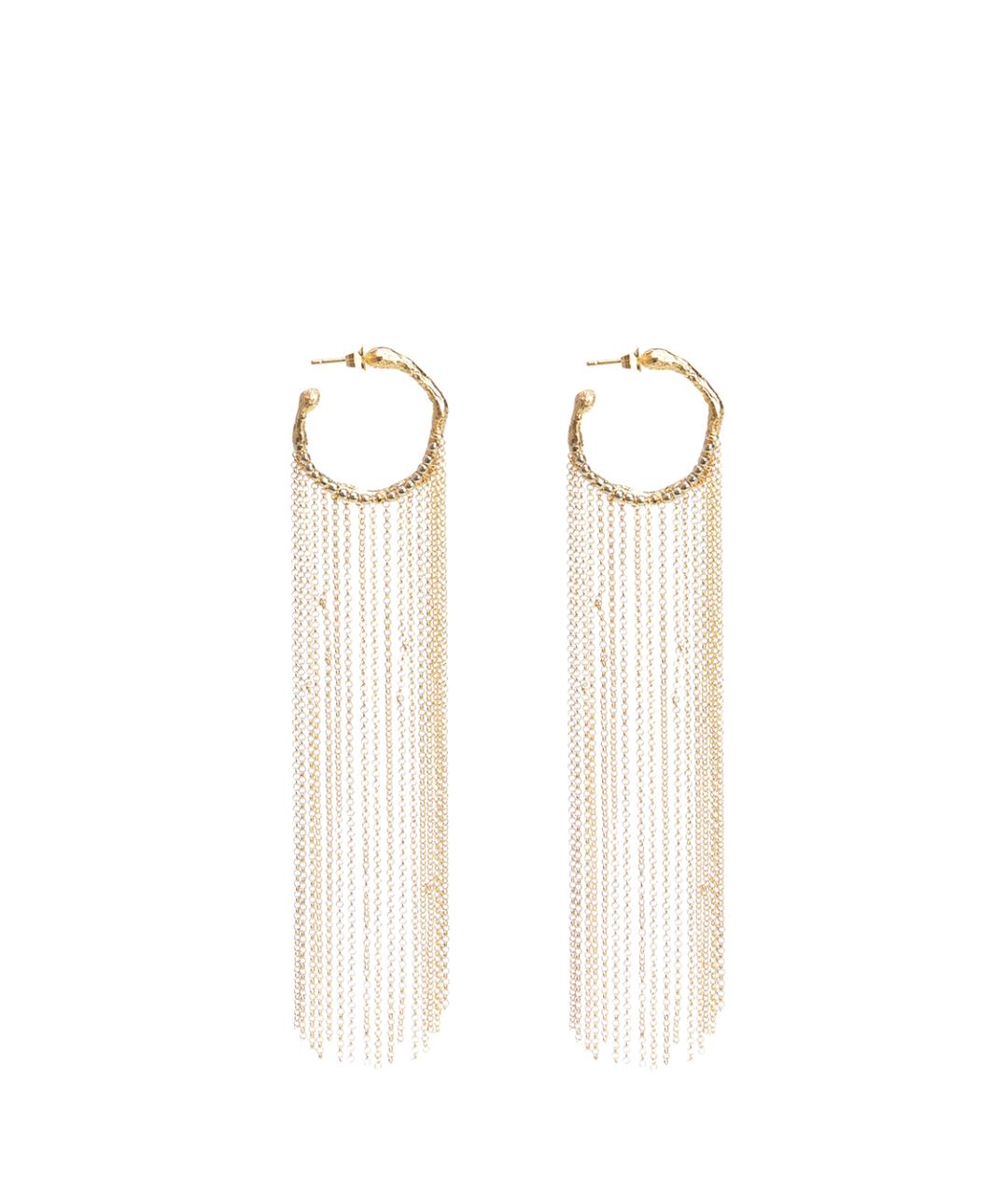 FORTE FORTE Золотые металлические серьги, фото 1