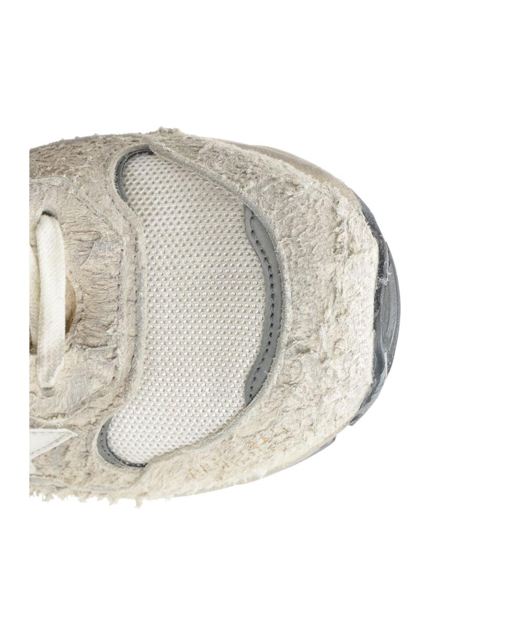 GOLDEN GOOSE DELUXE BRAND Белые кожаные кроссовки, фото 4