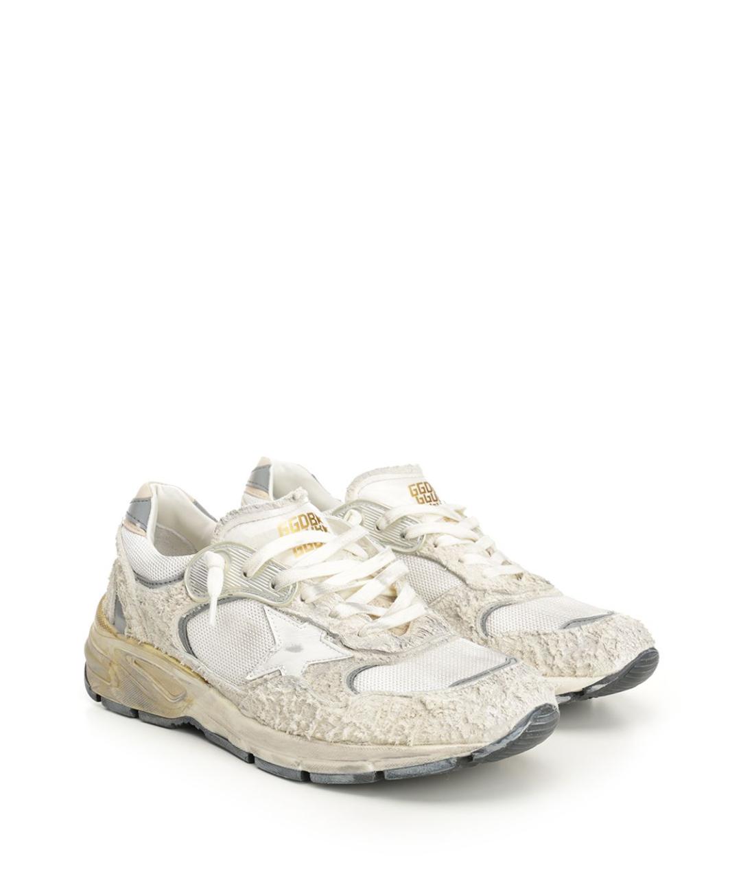 GOLDEN GOOSE DELUXE BRAND Белые кожаные кроссовки, фото 2