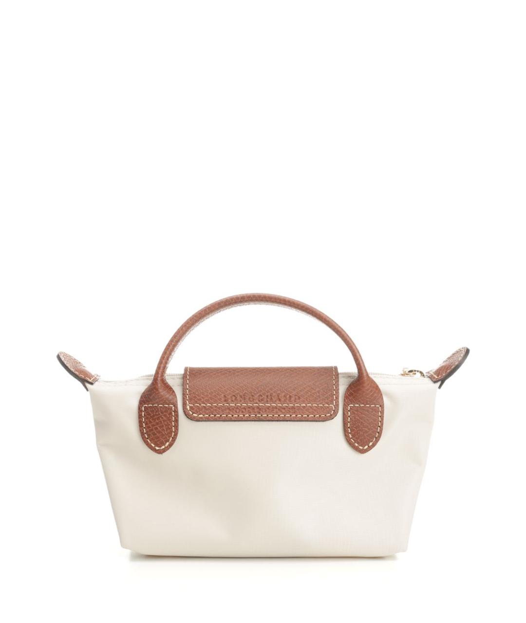 LONGCHAMP Белая синтетическая косметичка, фото 3