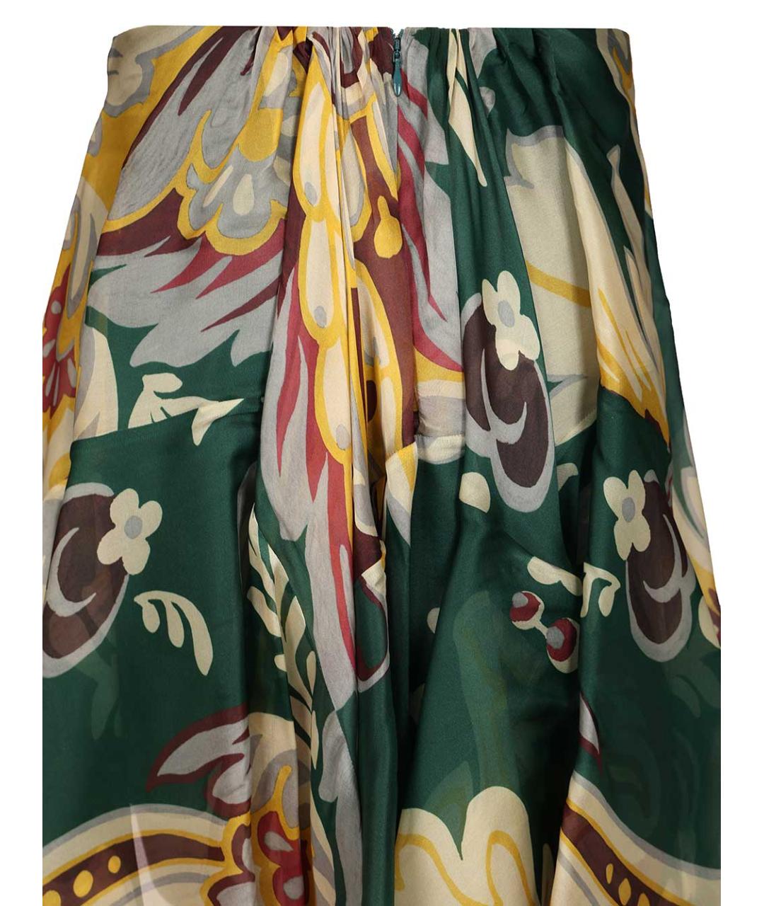 ETRO Мульти шелковая юбка миди, фото 4