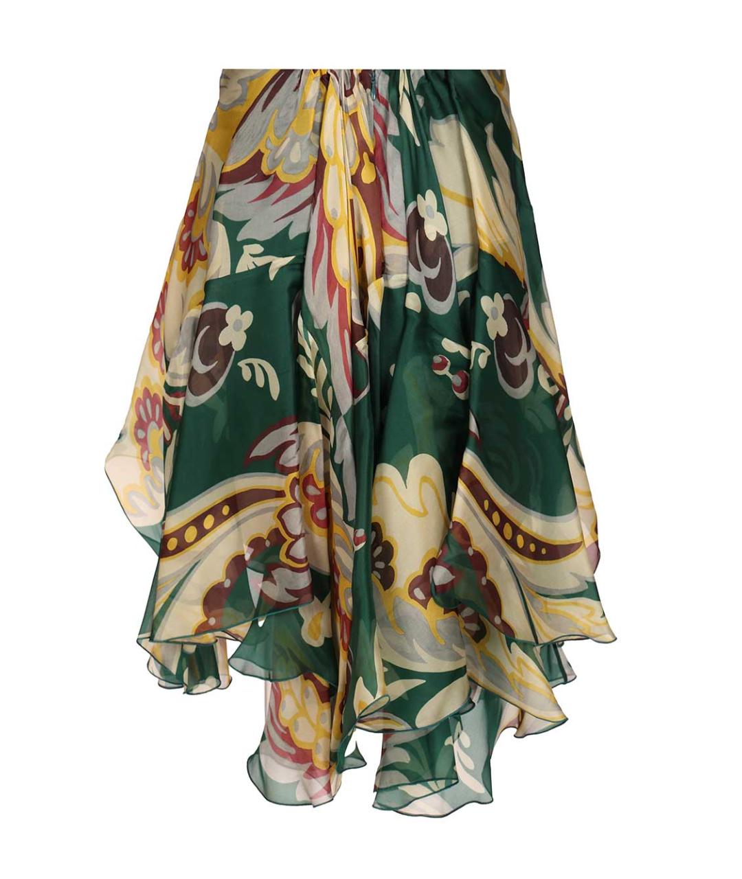 ETRO Мульти шелковая юбка миди, фото 2