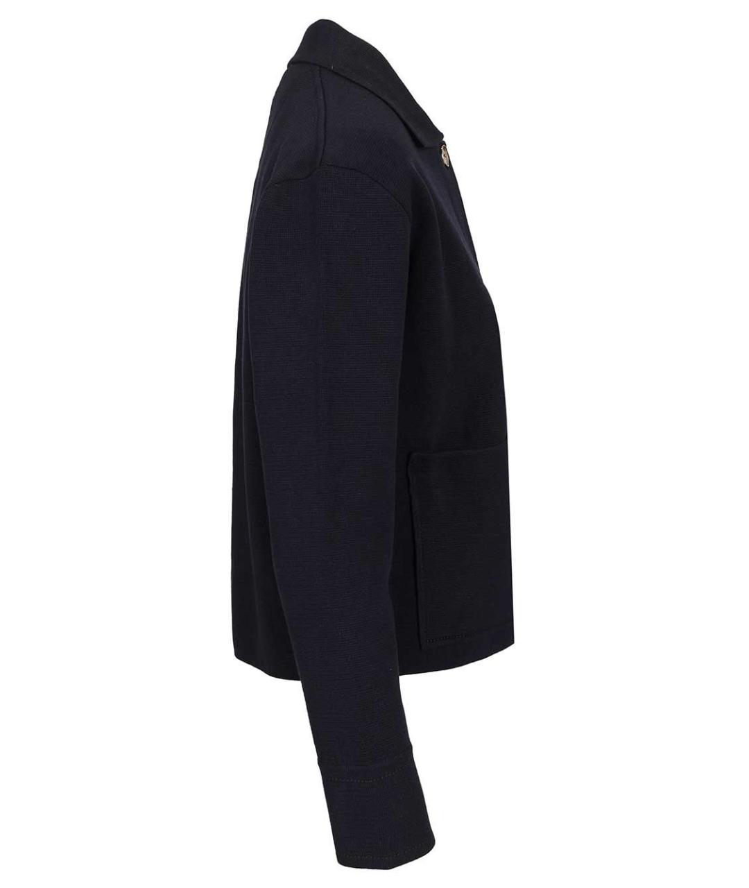 MAISON KITSUNE Темно-синяя хлопковая куртка, фото 3