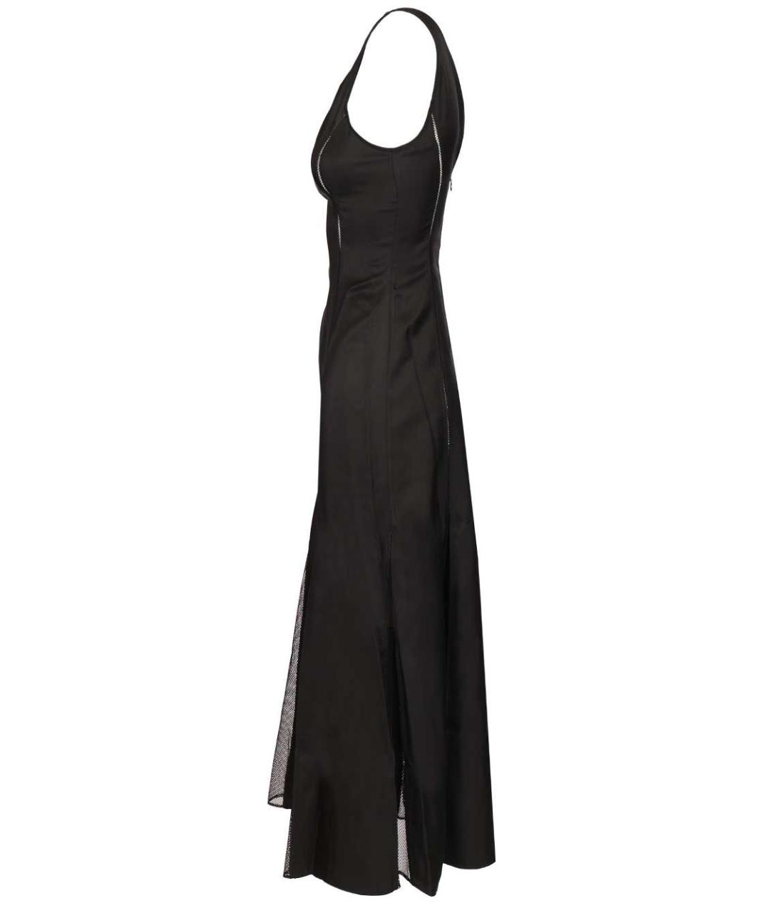 LOULOU STUDIO Черное шелковое платье, фото 3