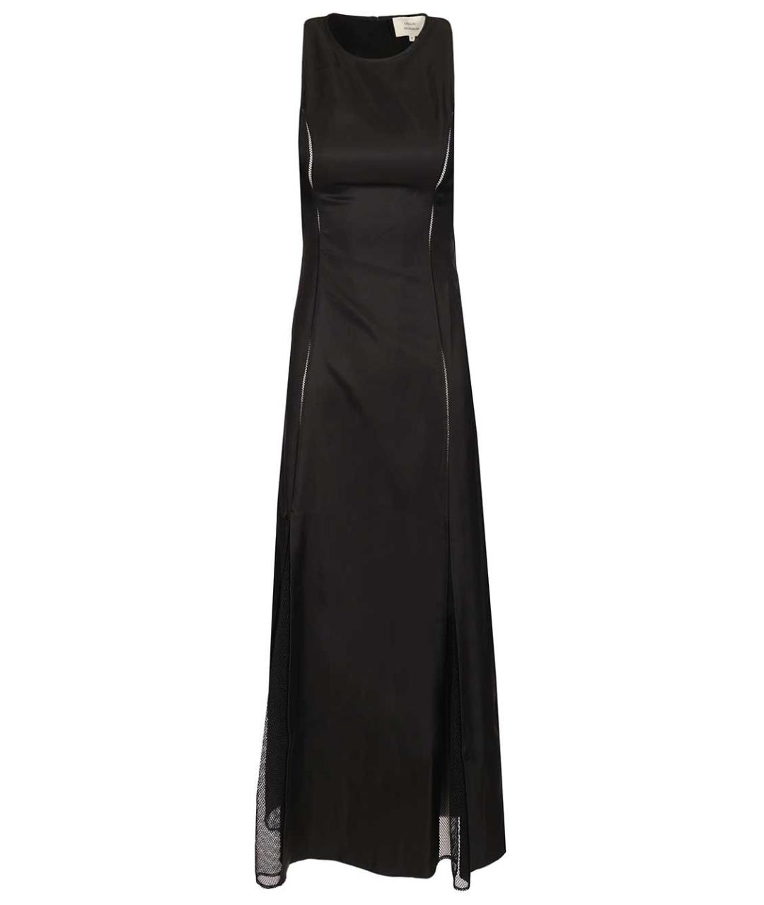 LOULOU STUDIO Черное шелковое платье, фото 1