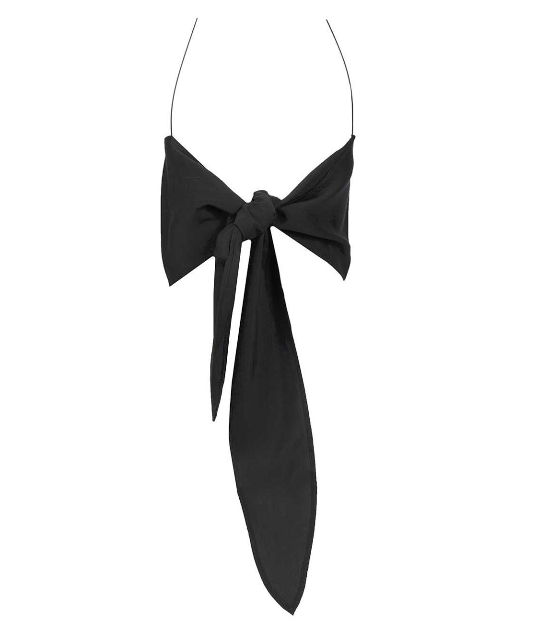 FORTE FORTE Черная льняная блузы, фото 2