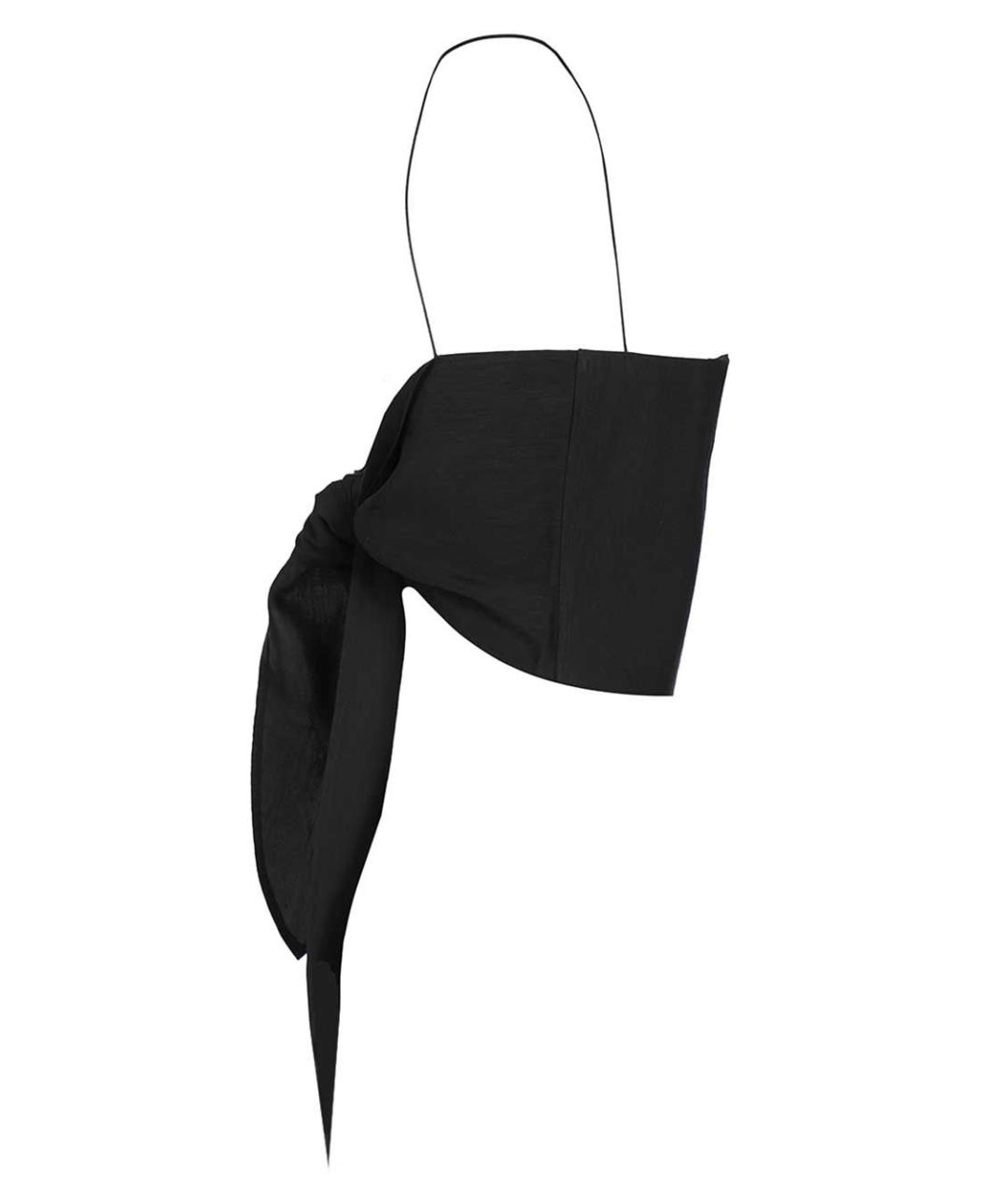 FORTE FORTE Черная льняная блузы, фото 3