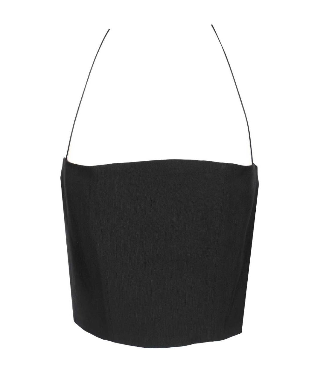 FORTE FORTE Черная льняная блузы, фото 1