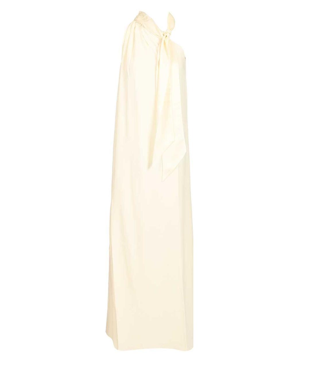 TALLER MARMO Белое ацетатное коктейльное платье, фото 1