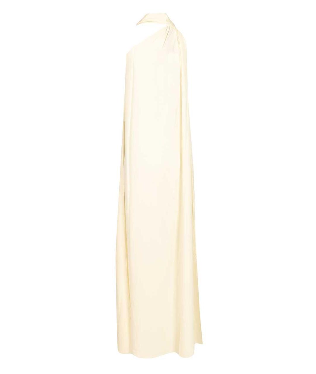 TALLER MARMO Белое ацетатное коктейльное платье, фото 2