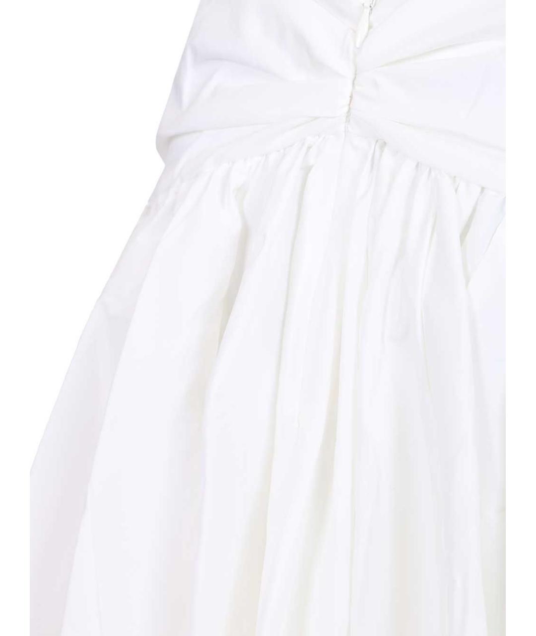 JACQUEMUS Белая хлопковая юбка миди, фото 4