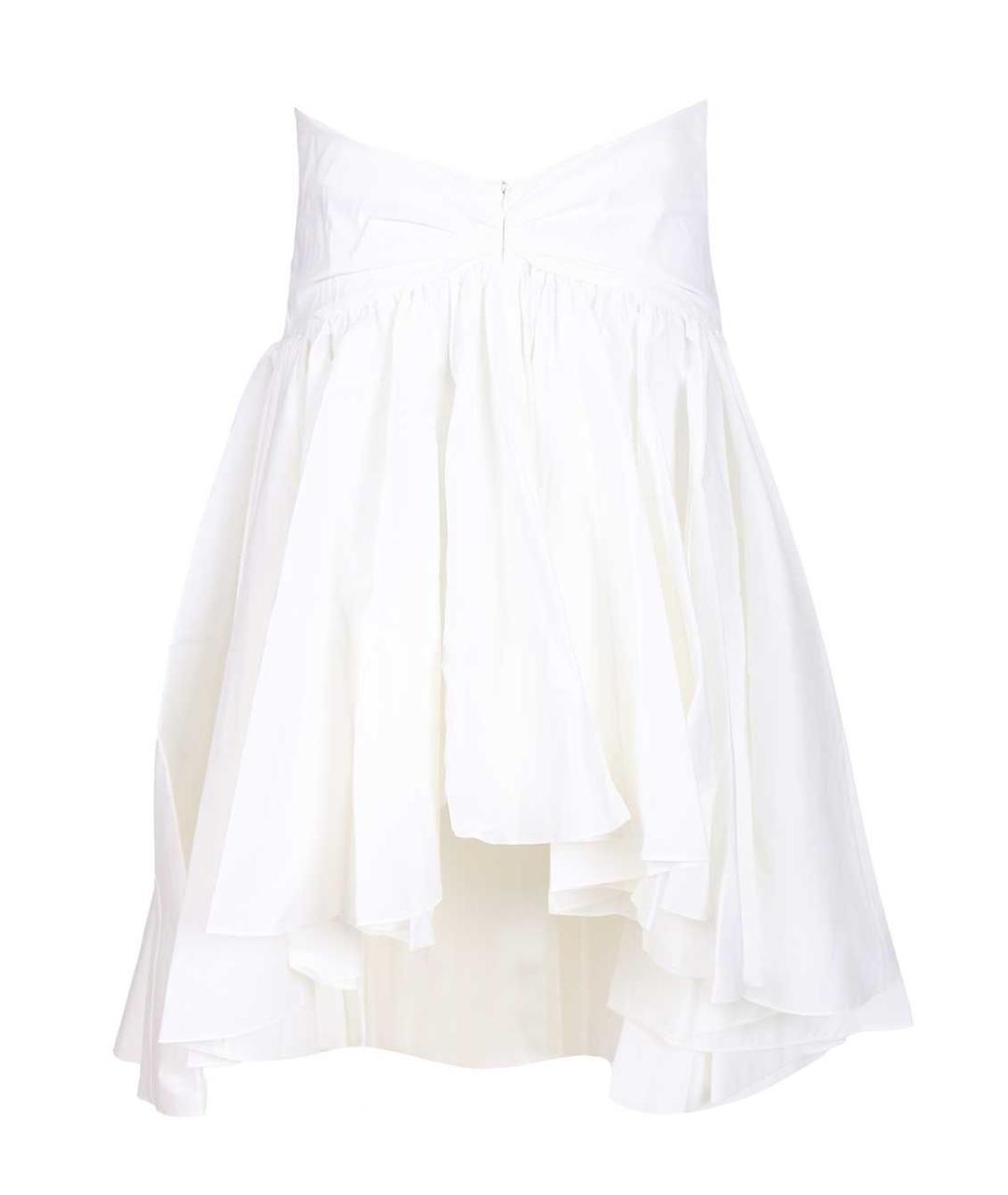 JACQUEMUS Белая хлопковая юбка миди, фото 2