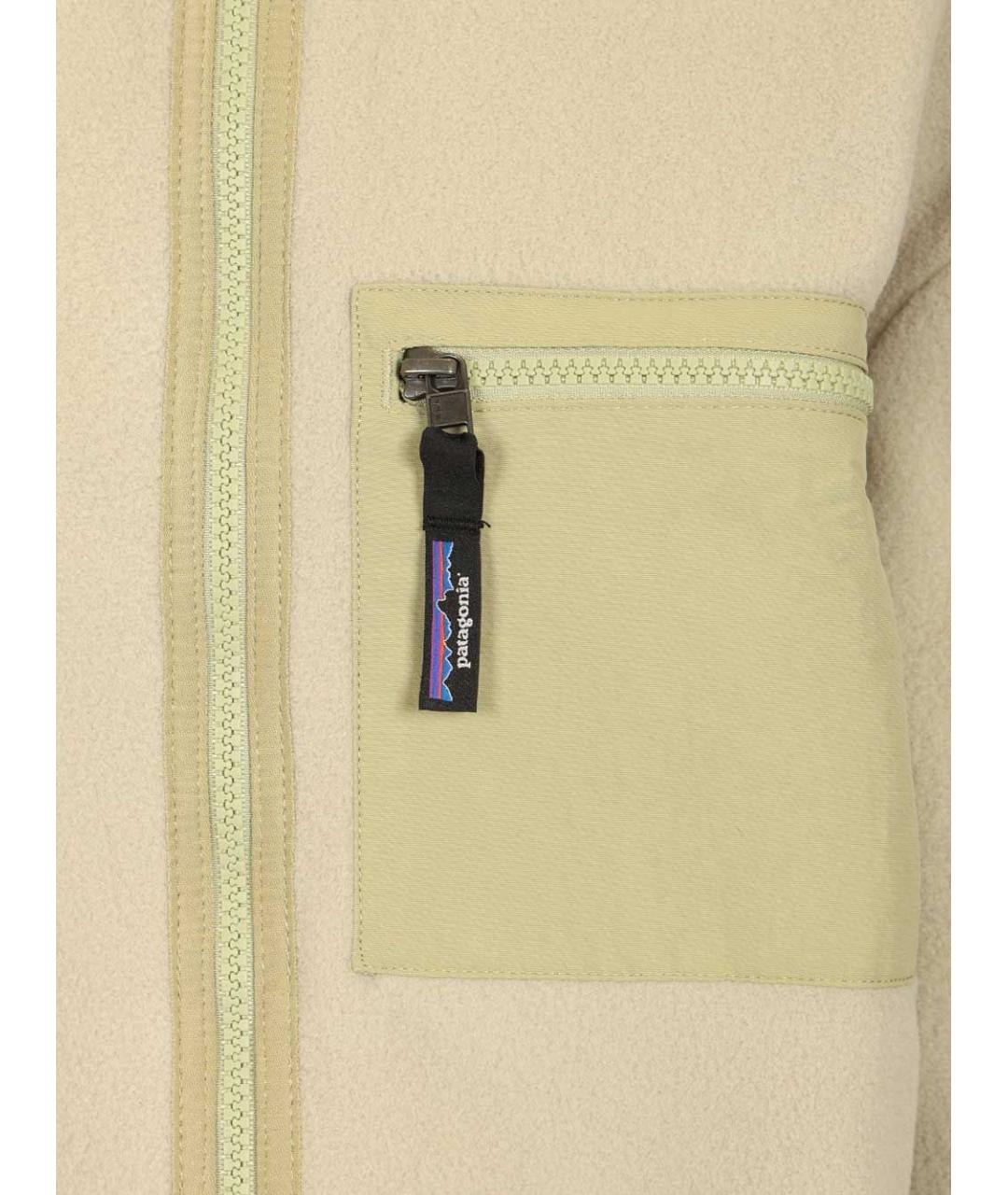 PATAGONIA Бежевая полиэстеровая куртка, фото 4