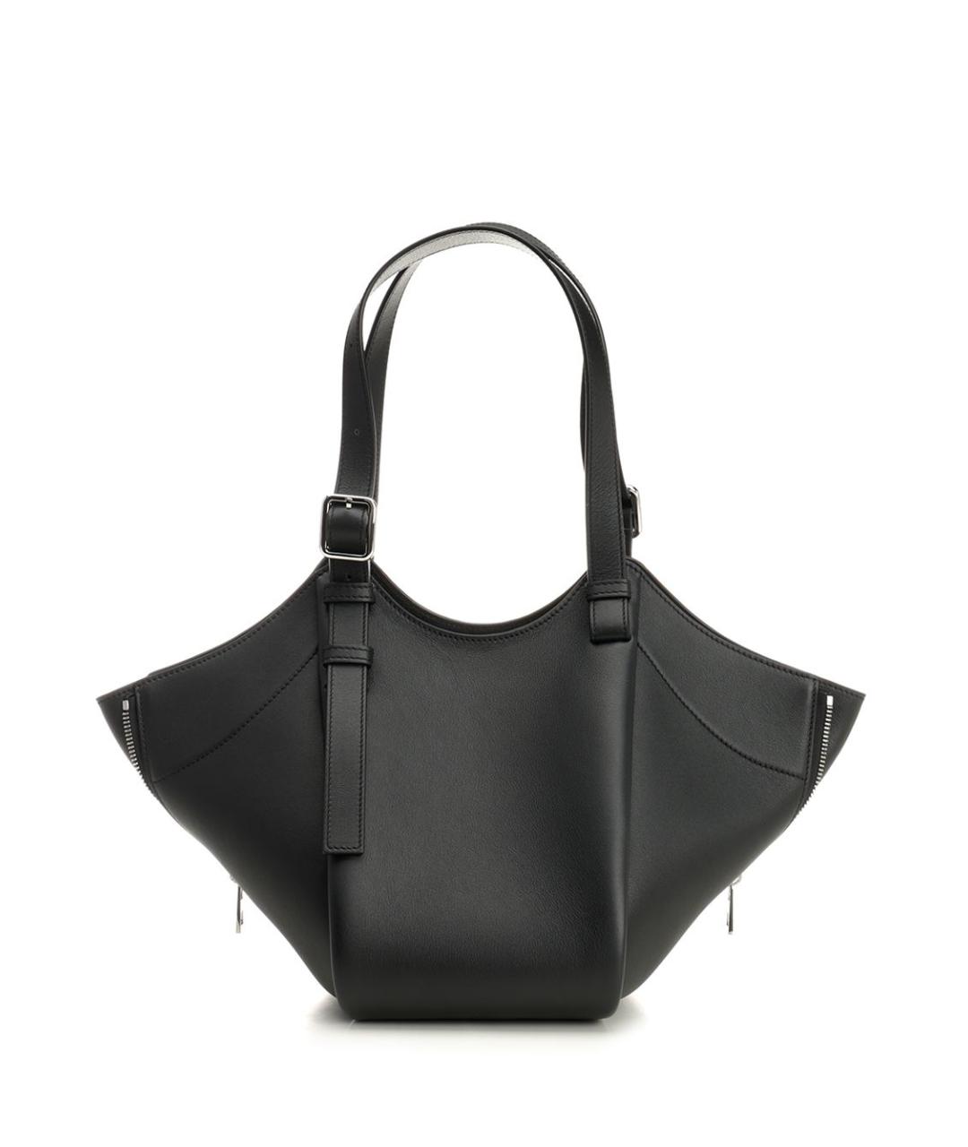 LOEWE Черная кожаная сумка тоут, фото 3