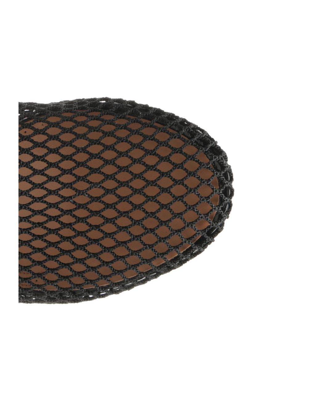 ALAIA Черные текстильные сабо, фото 4