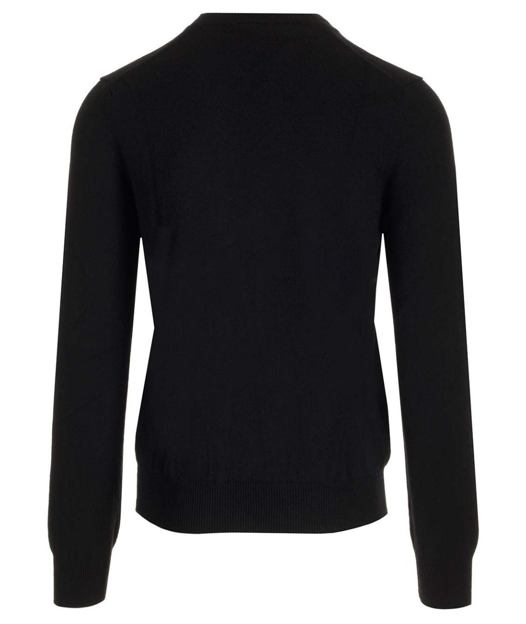 COMME DES GARÇONS PLAY Черный шерстяной джемпер / свитер, фото 2