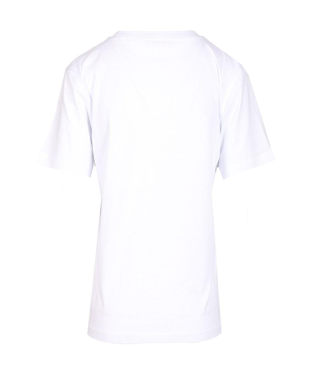 MARNI Белая хлопковая футболка, фото 2