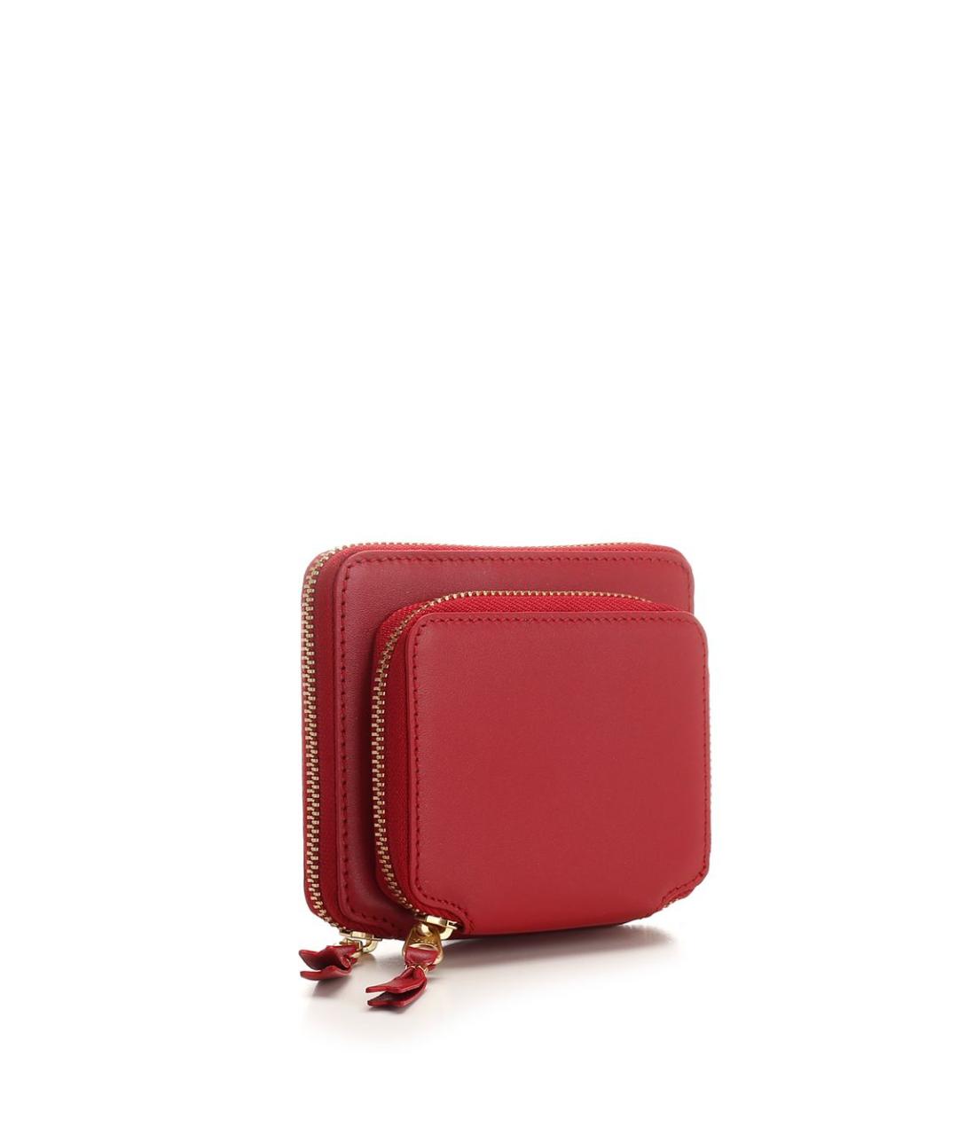 COMME DES GARÇONS WALLET Красный кожаный кошелек, фото 2