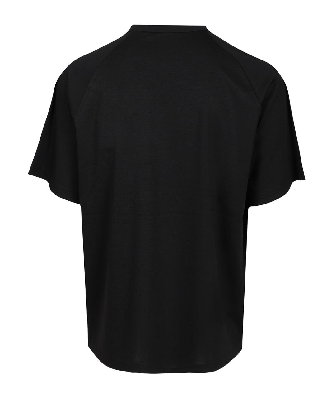 ADIDAS Черная вискозная футболка, фото 2