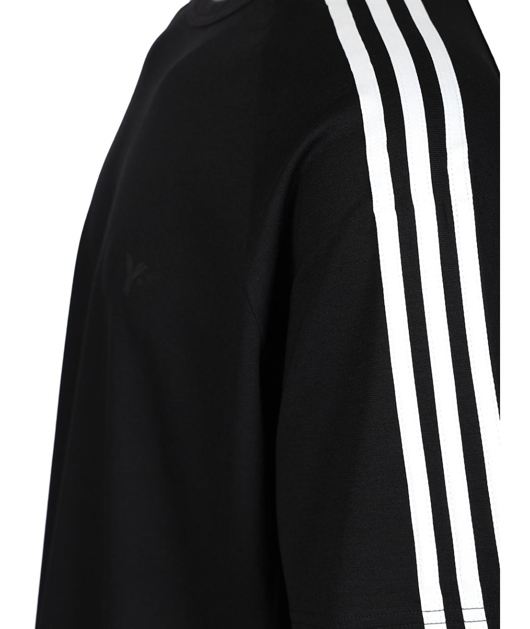 ADIDAS Черная вискозная футболка, фото 4