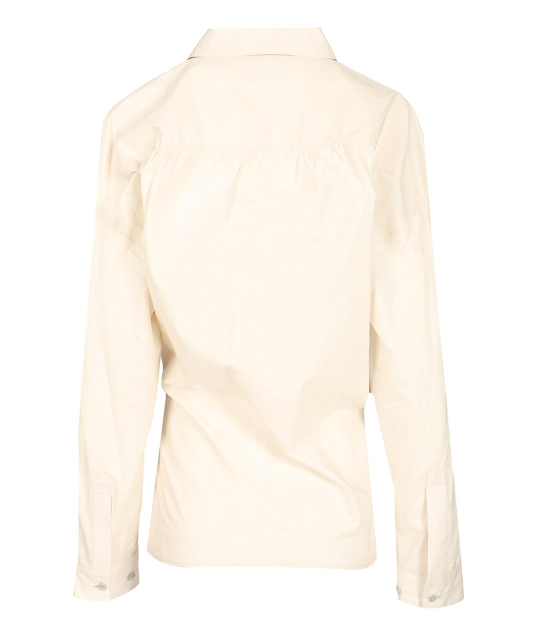 LEMAIRE Белая хлопковая рубашка, фото 2