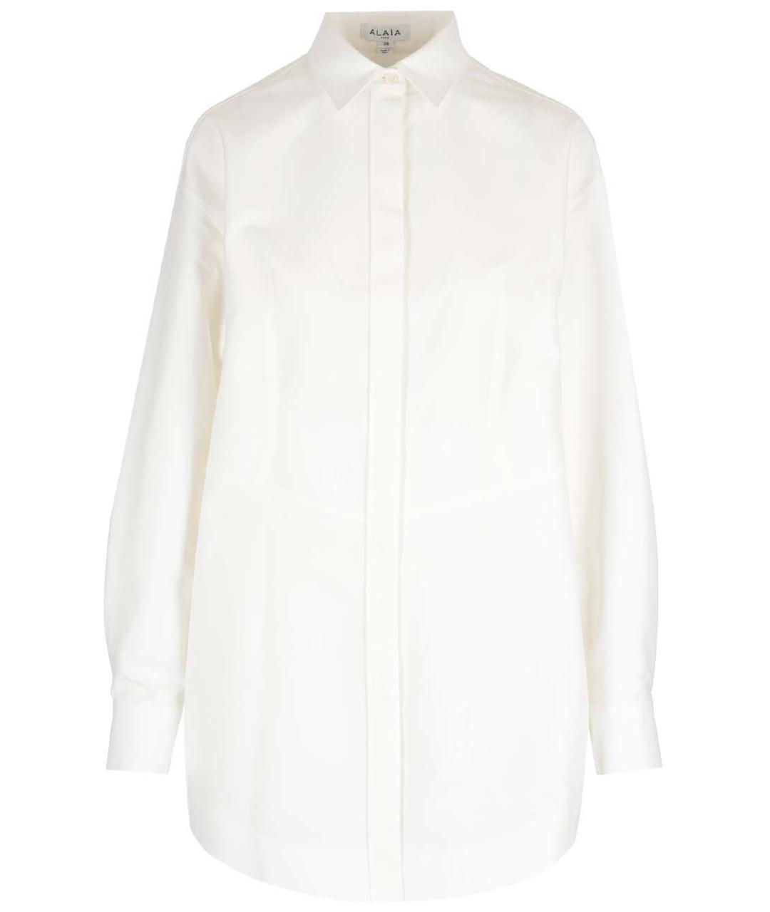 ALAIA Белое хлопковое повседневное платье, фото 1