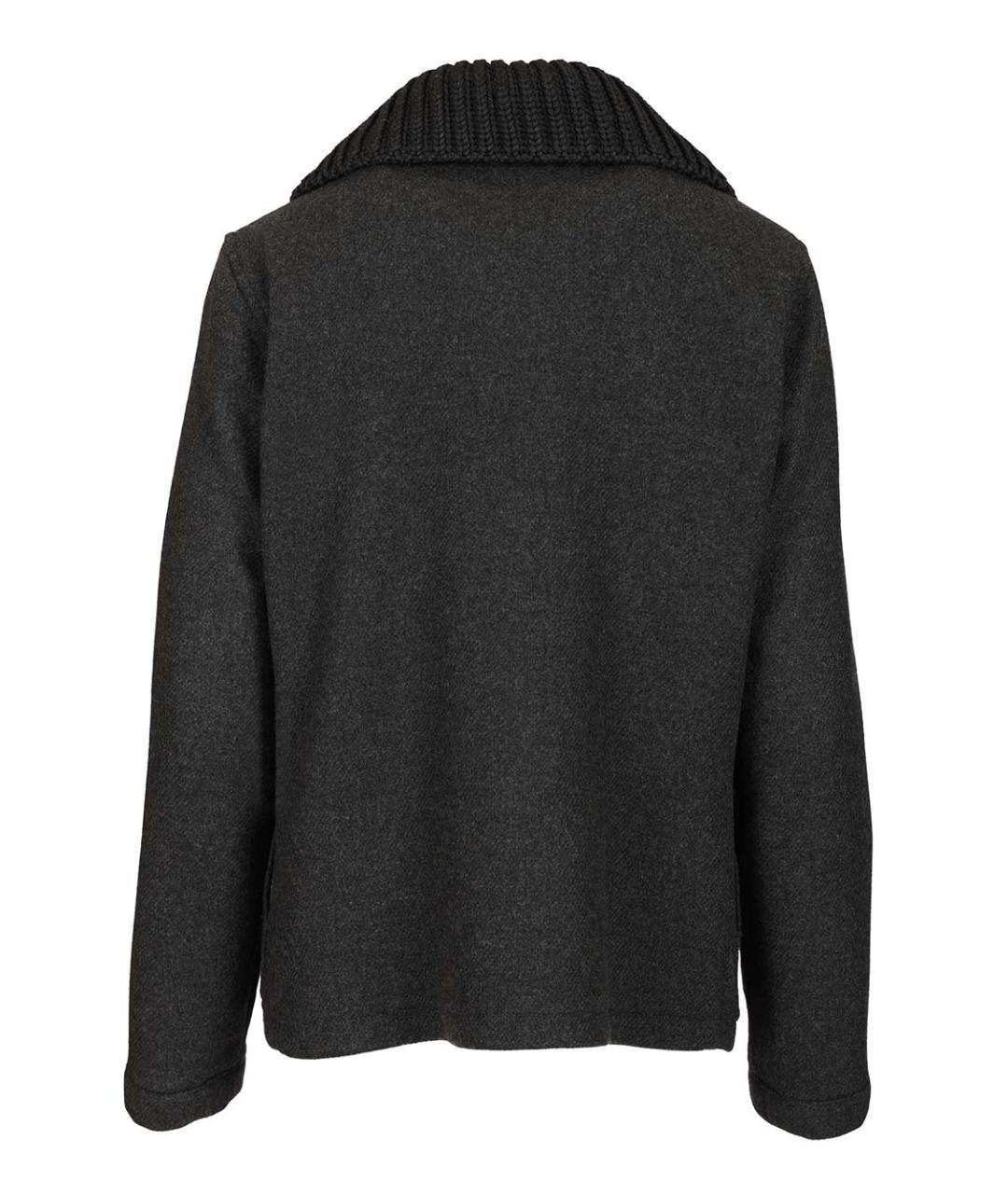 FAY Серое шерстяное пальто, фото 2