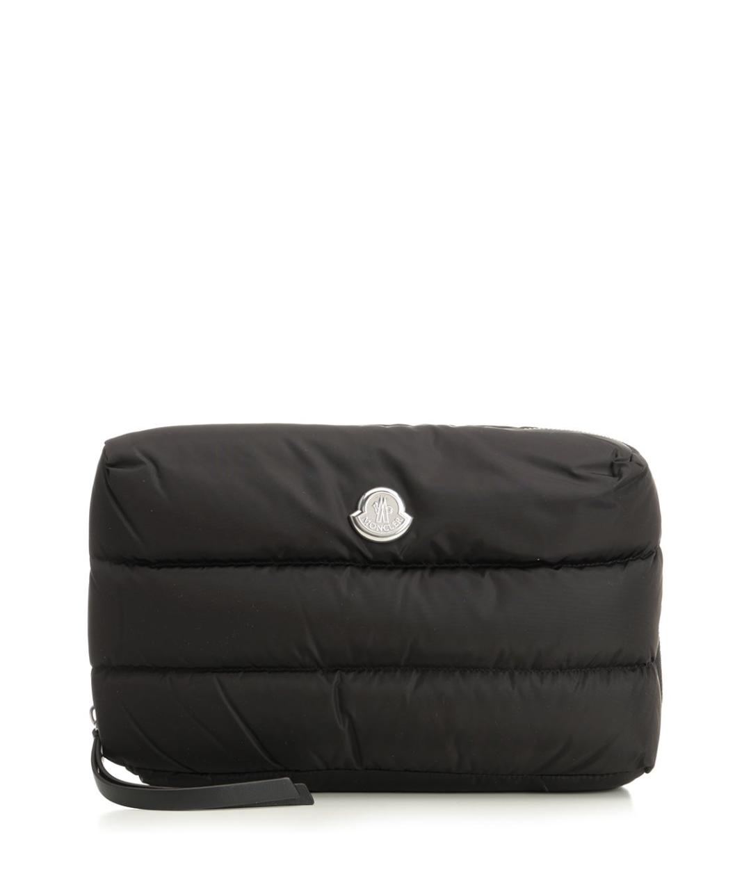 MONCLER Черная синтетическая косметичка, фото 1