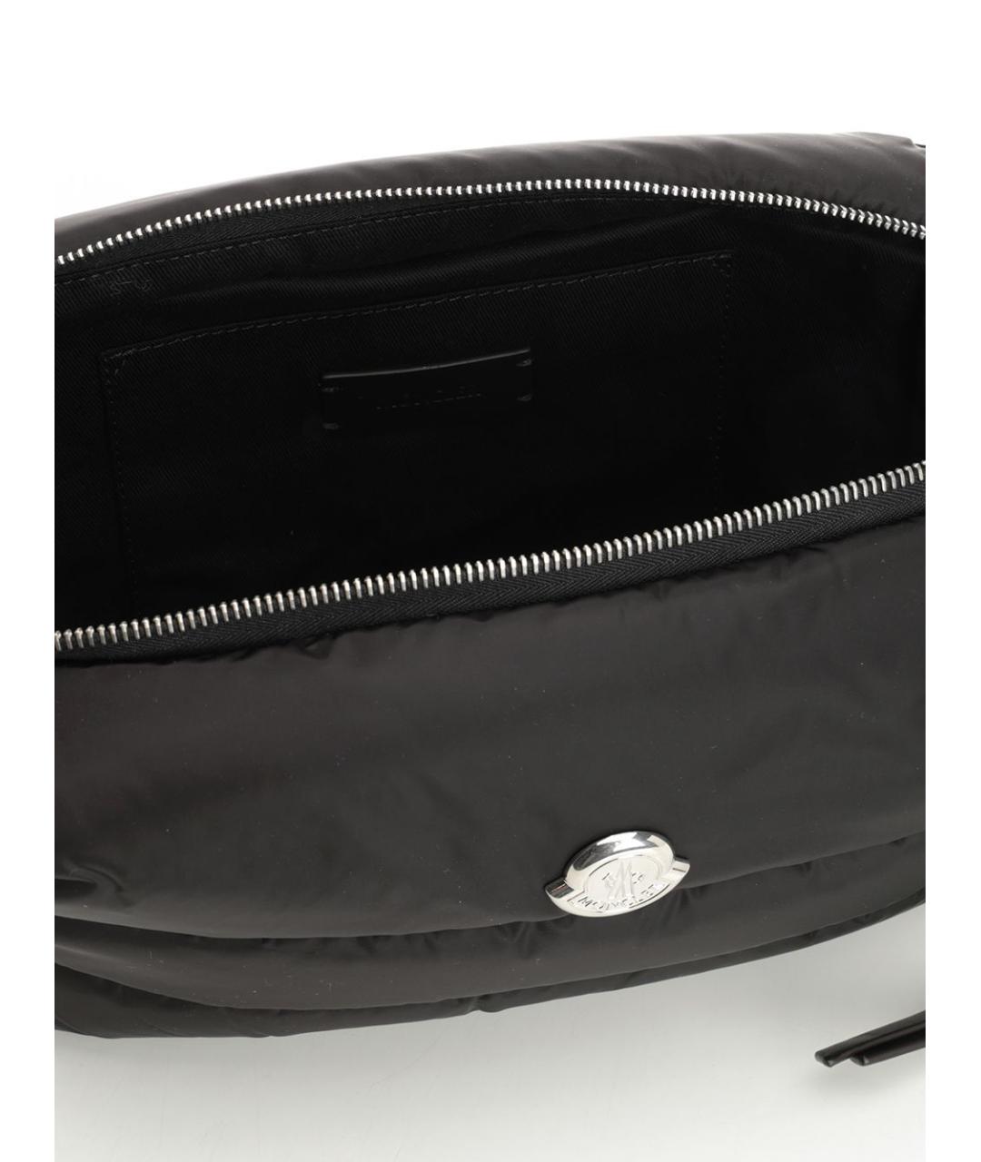 MONCLER Черная синтетическая косметичка, фото 4