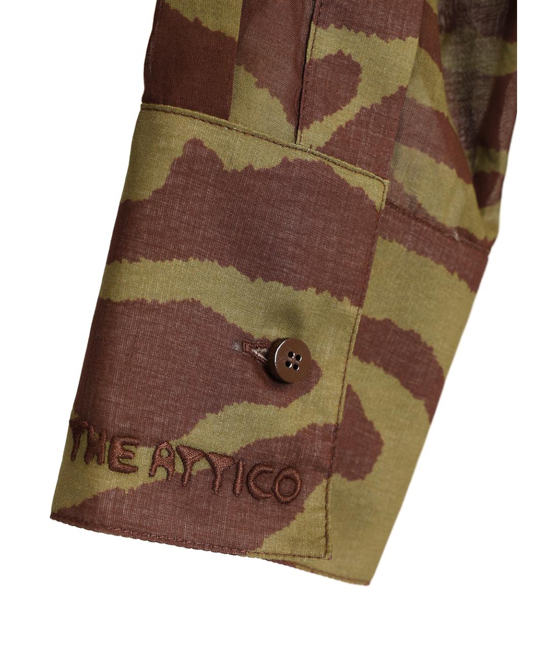 THE ATTICO Мульти хлопковая рубашка, фото 5