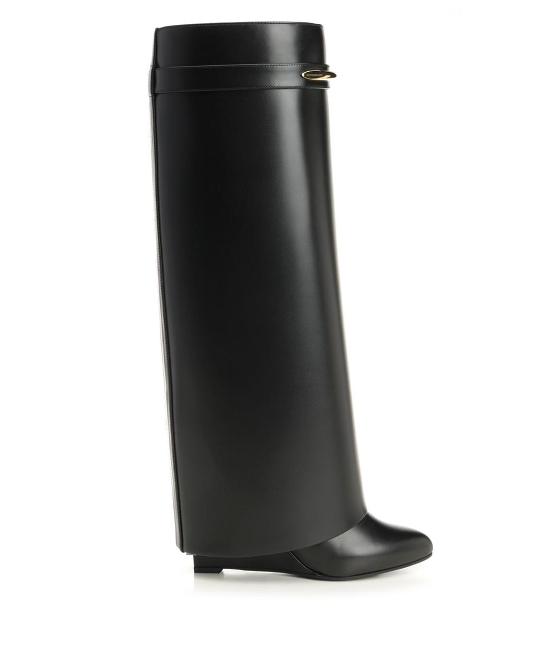 GIVENCHY Черные кожаные ботинки, фото 1