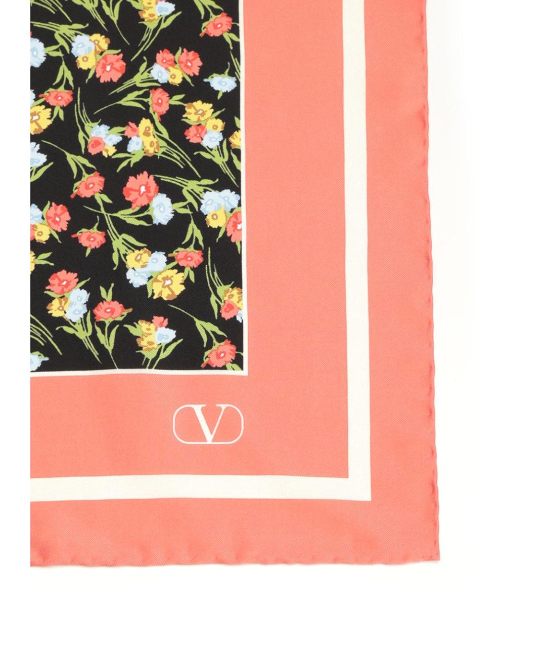 VALENTINO Мульти шелковый шарф, фото 2