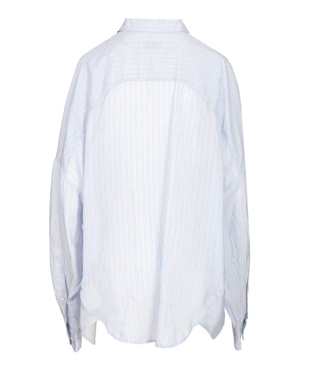 DRIES VAN NOTEN Голубая вискозная рубашка, фото 2