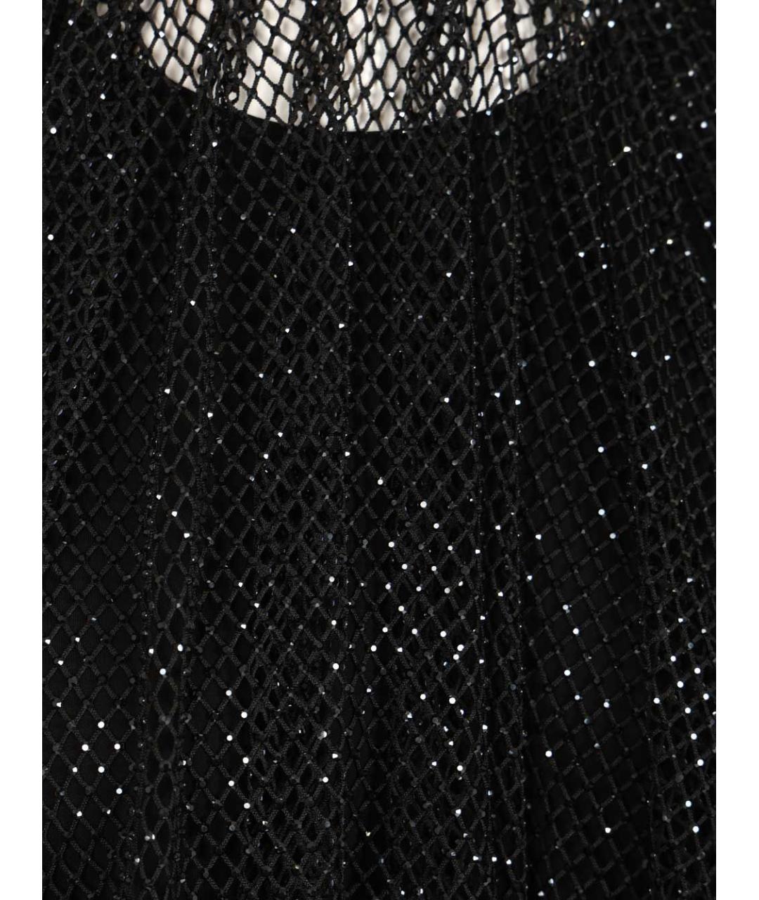 SPORTMAX Черная вискозная блузы, фото 4