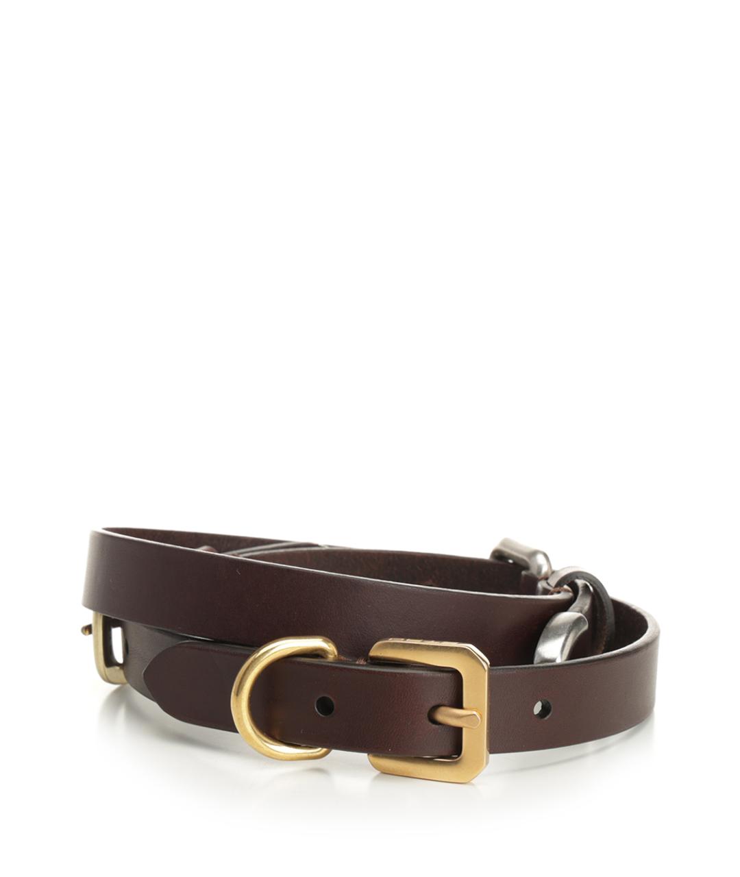 ETRO Коричневый кожаный ремень, фото 1