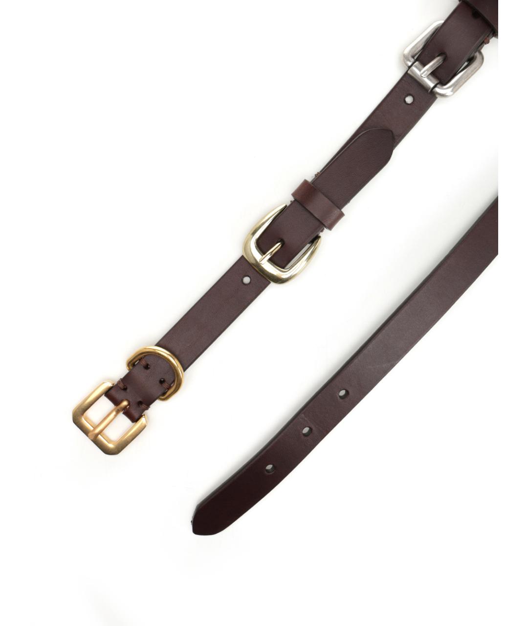 ETRO Коричневый кожаный ремень, фото 2