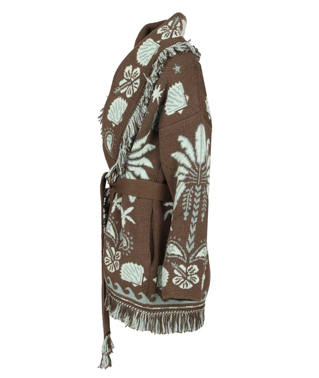 ALANUI Коричневый шерстяной кардиган, фото 3