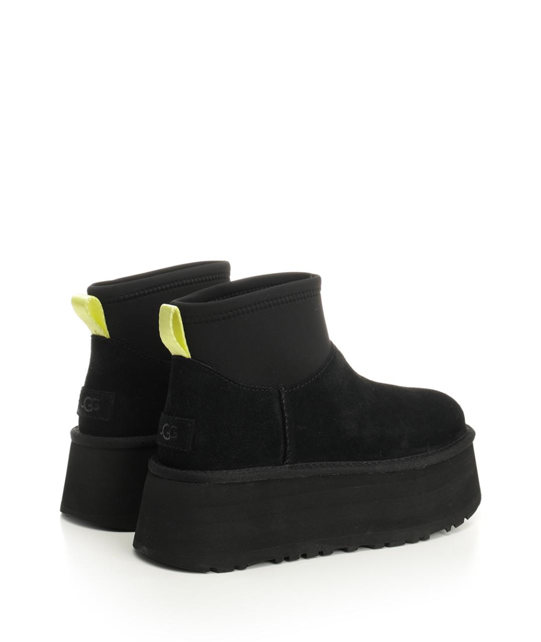 UGG AUSTRALIA Черные замшевые ботинки, фото 3