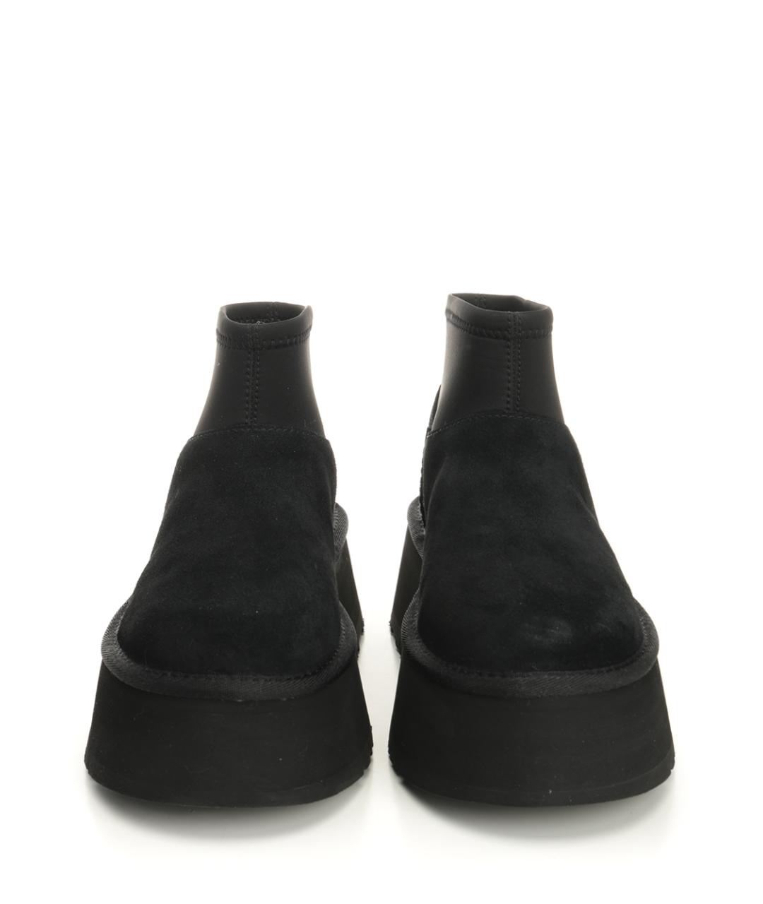 UGG AUSTRALIA Черные замшевые ботинки, фото 5