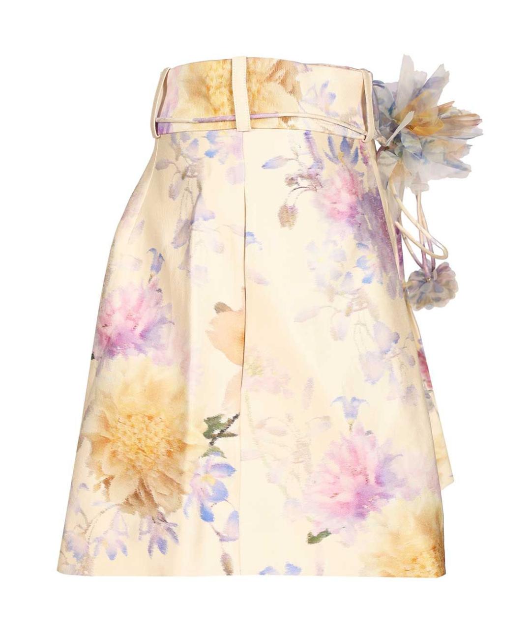 ZIMMERMANN Мульти шелковые шорты, фото 3