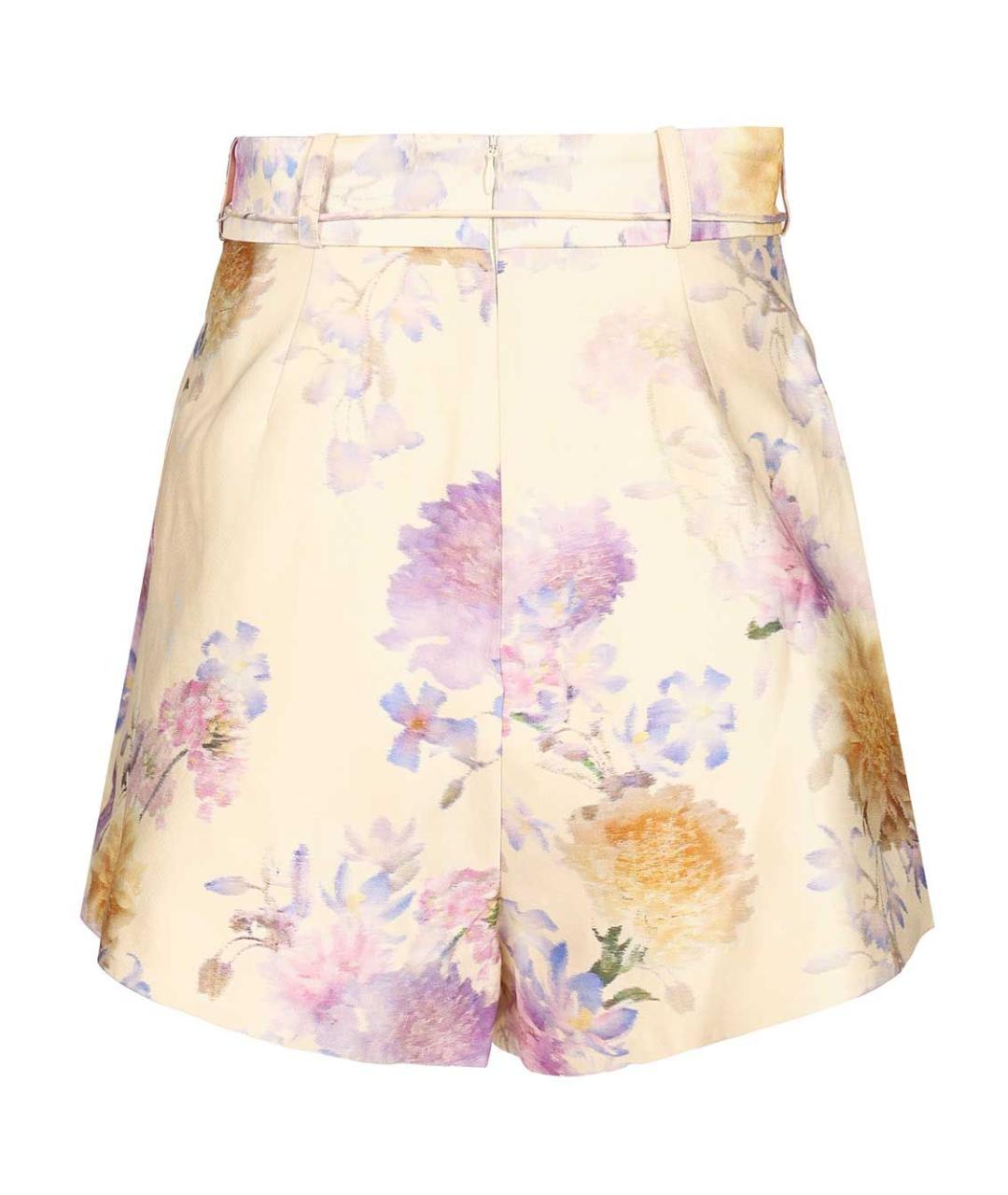 ZIMMERMANN Мульти шелковые шорты, фото 2