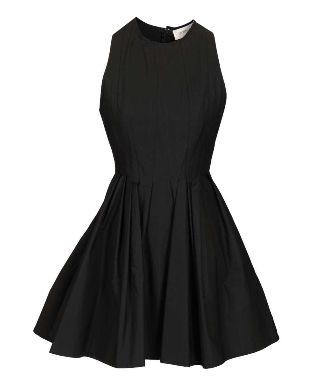 SPORTMAX Черное хлопковое повседневное платье, фото 1