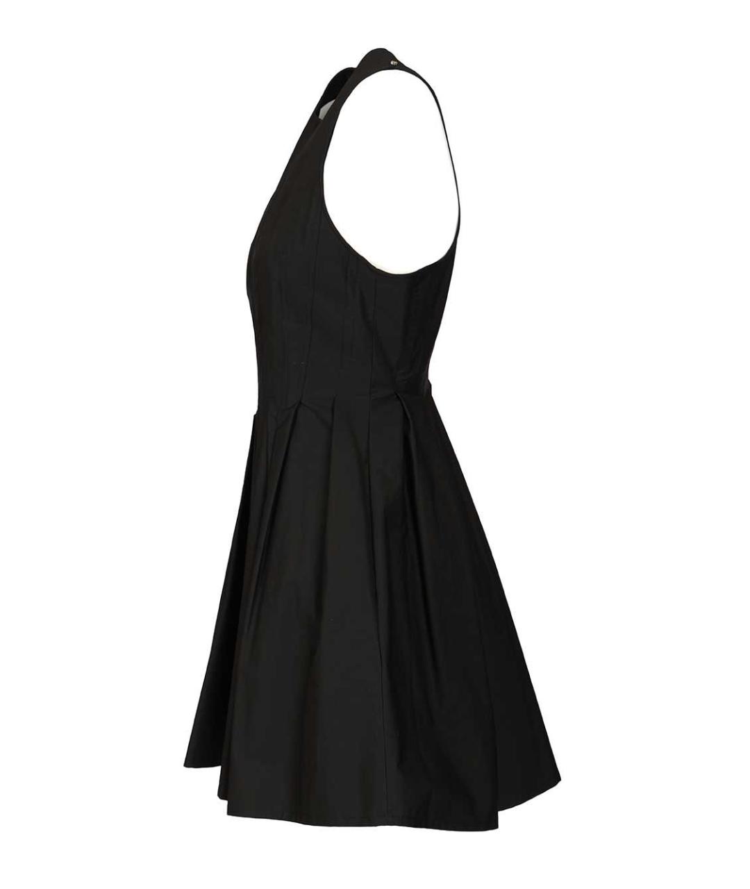 SPORTMAX Черное хлопковое повседневное платье, фото 3