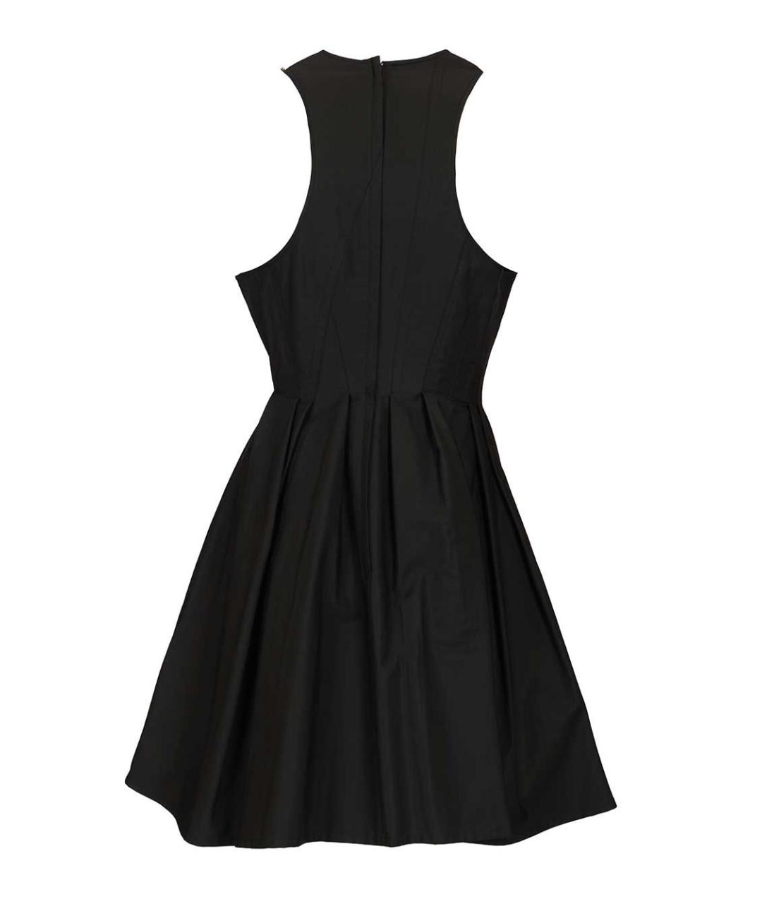 SPORTMAX Черное хлопковое повседневное платье, фото 2