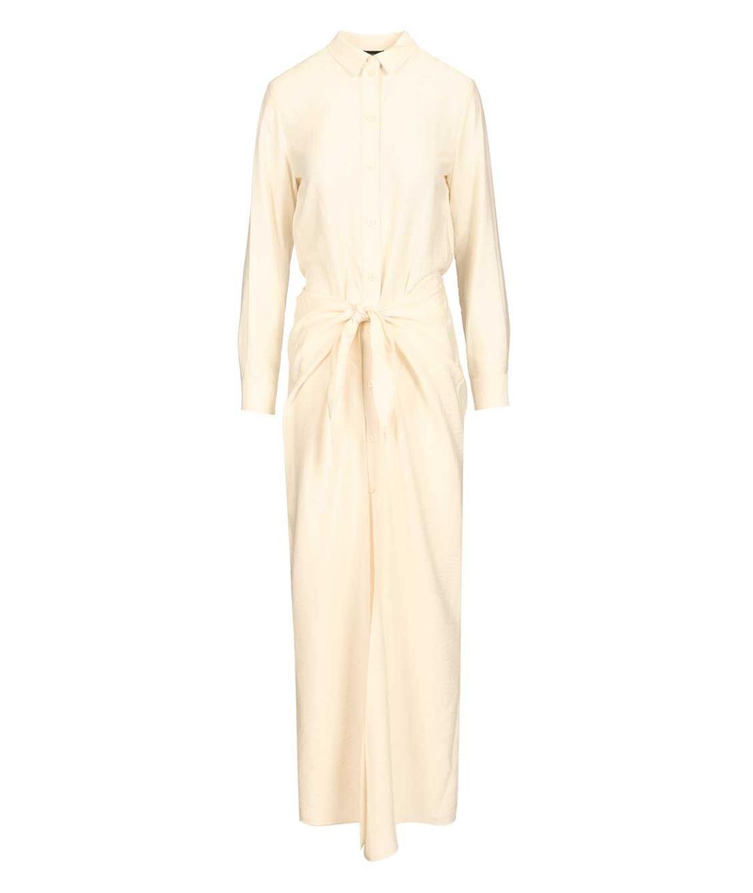 EMPORIO ARMANI Бежевое полиамидовое повседневное платье, фото 1