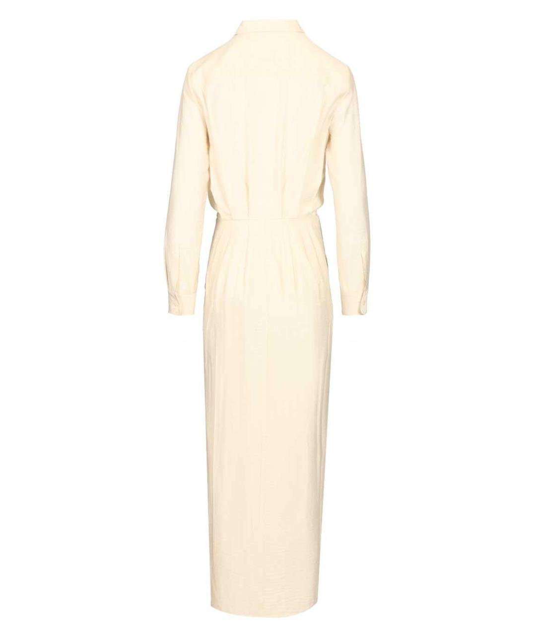 EMPORIO ARMANI Бежевое полиамидовое повседневное платье, фото 2
