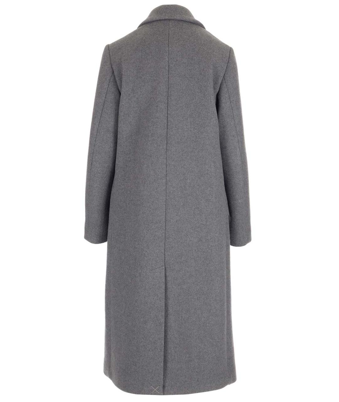 LOEWE Серое шерстяное пальто, фото 2